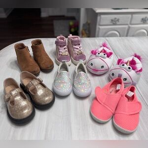 Toddler Size 7 Shoe Lot, 6 pair total